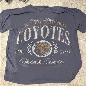 Blue Coyotes Graphic T-Shirt